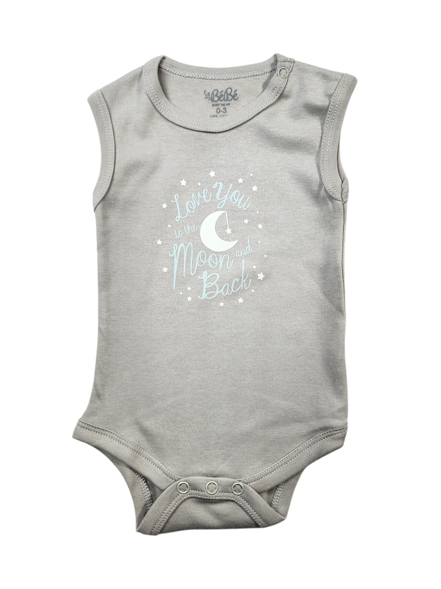 A Pack Of 3 Pieces Sleveeless Baby UnderWear Cotton 100% , MultiColoure