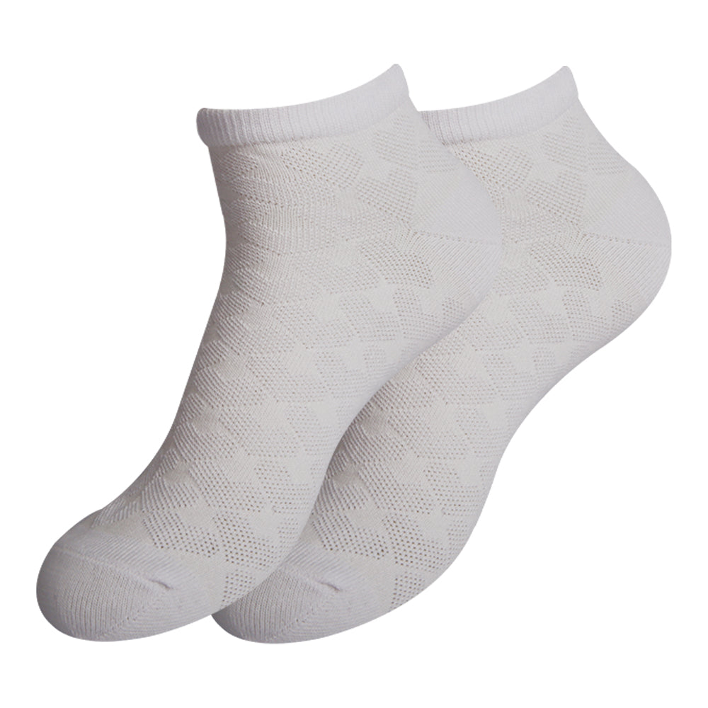 A Pack Of Ankle Solid Socks White, 3 Pieces For Women