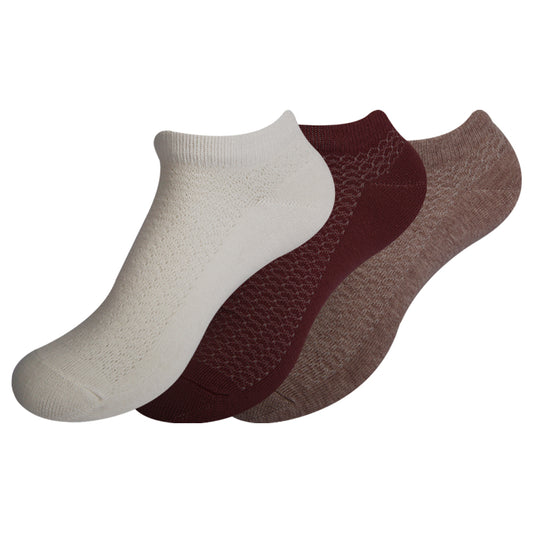 A Pack Of Ankle Socks Multicolor, 3 Pieces For Women