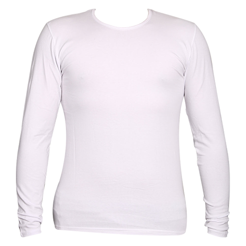 Sleeve Undershirt, White For men