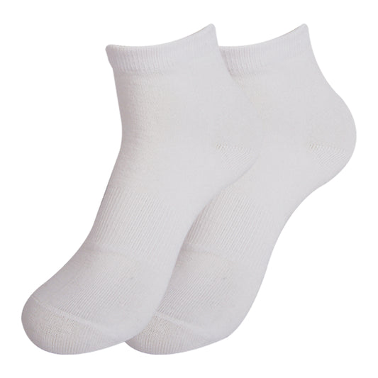 A Pack Of Short Socks Plain White, 3 Pieces For Women