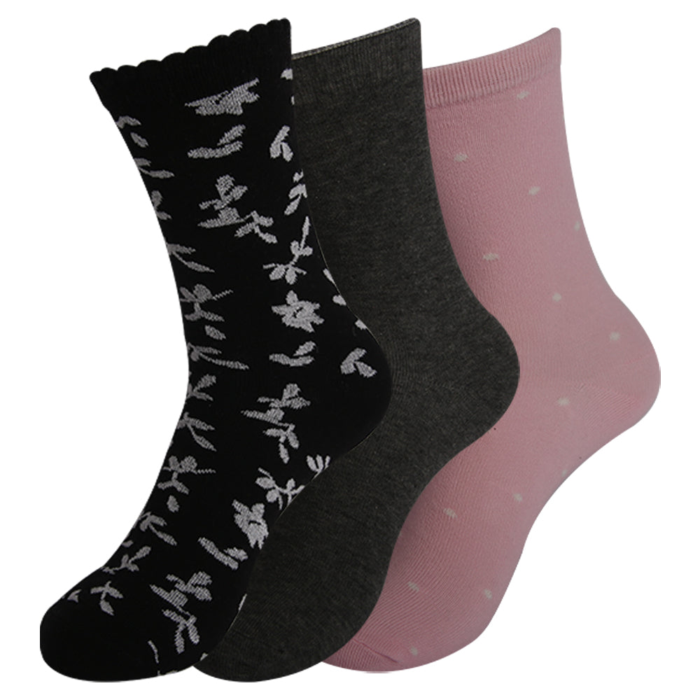 A Pack Of Long Socks Multicolor, 3 Pieces For Women