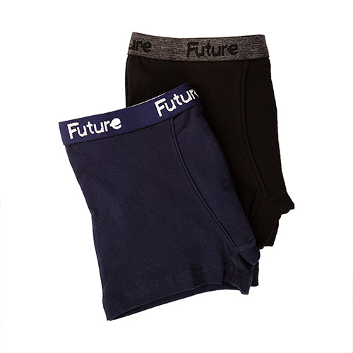 Pack Of 2 Plain Boxers For Boys MultiColoure