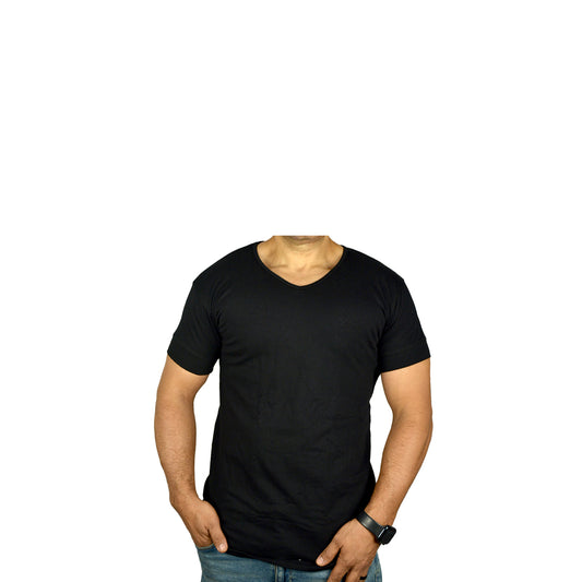 Half Sleeve Undershirt, Black For men