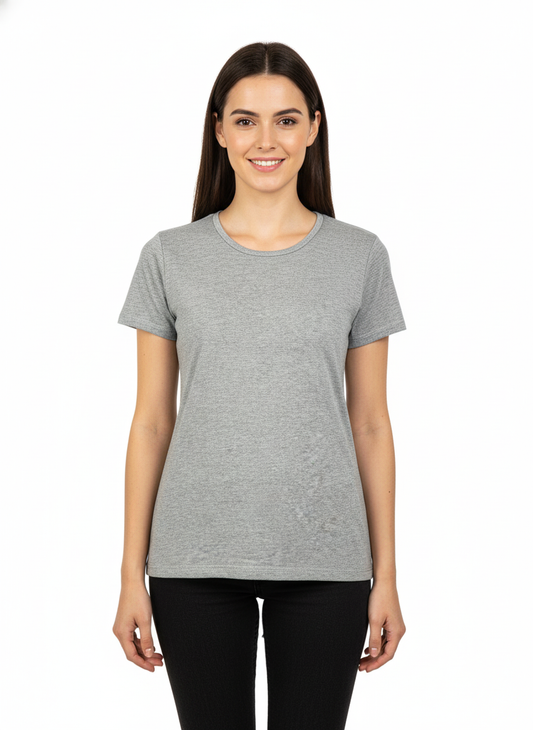 Comfy Half Seleeve UnderShirt Grey For Women