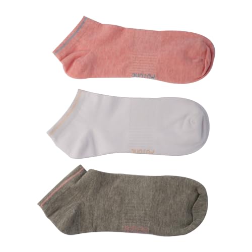 A Pack Of 3 Pieces Ankle Plain Socks MultiColoure