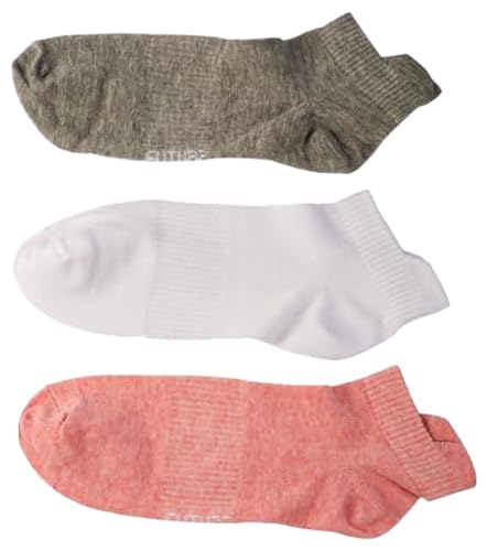 A Pack Of 3 Pieces Ankle Plain Socks MultiColoure