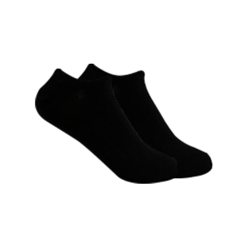 A Pack Of 3 Pieces LowCut Printed Socks Black For Women