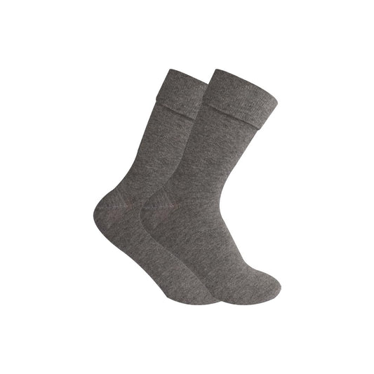 Classic Plain Socks Grey For Men