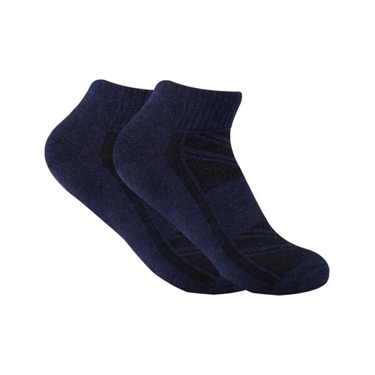 Plain Ankle Socks Navy For Men