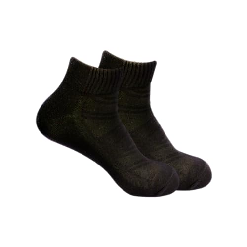 Plain Ankle Socks Black For Men