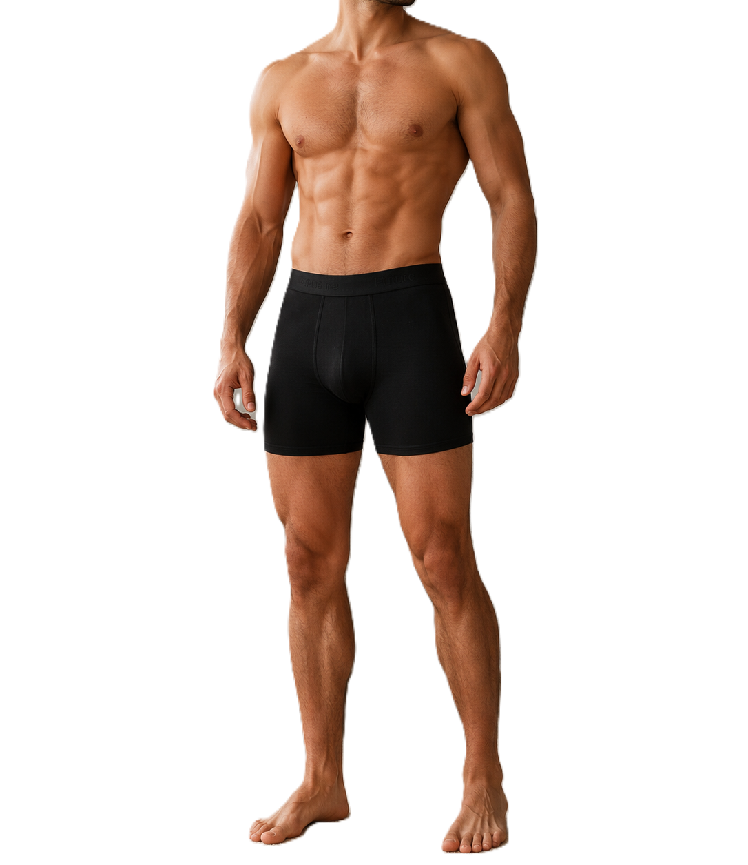 Comfy Long Boxer For Men , Black
