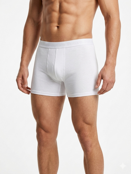 Comfy Long Boxer For Men , White
