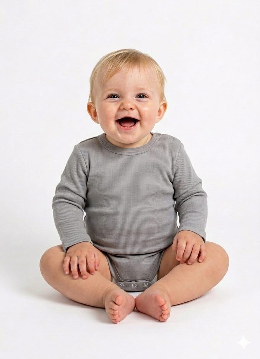A Pack Of 3 Pieces Sleeve Baby UnderWear Cotton 100% , Multicolor