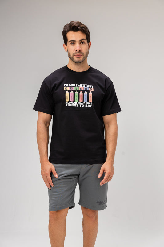 Men Basic Half Sleeves T-Shirt Casual Style With Simple Design For Men
