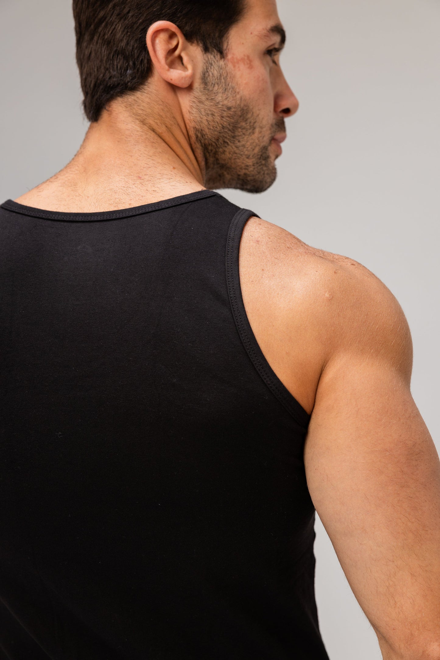 Sleeveless Undershirt, Black For men