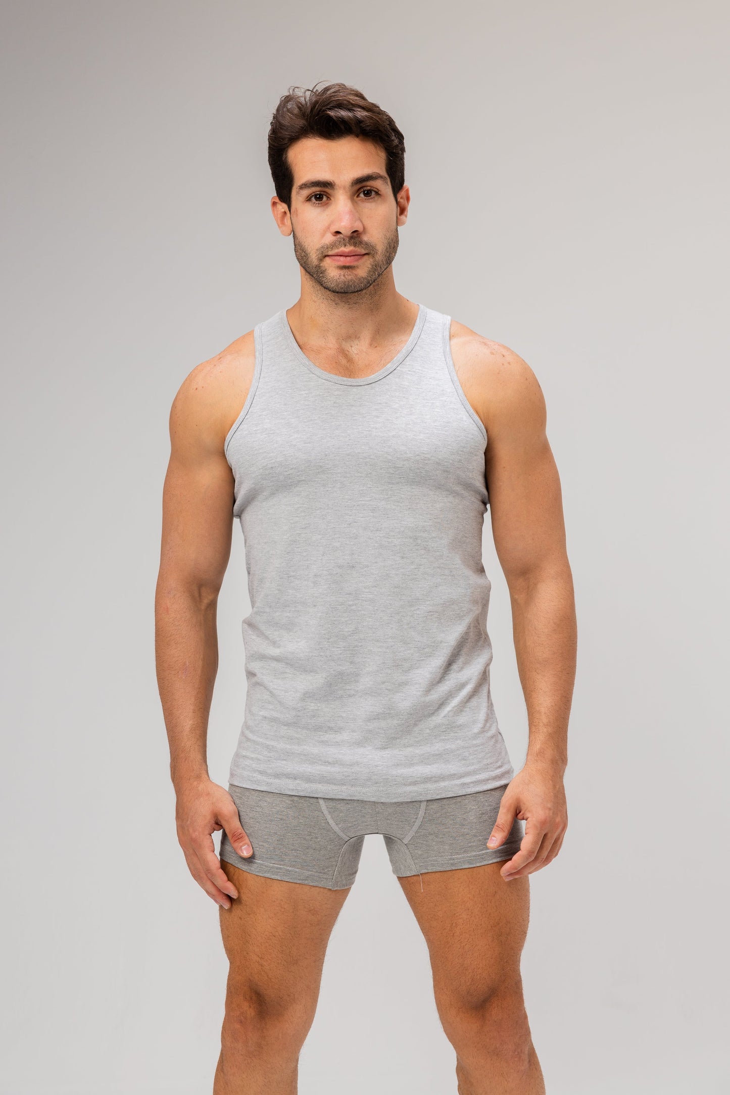 Plain Grey Boxer For Men