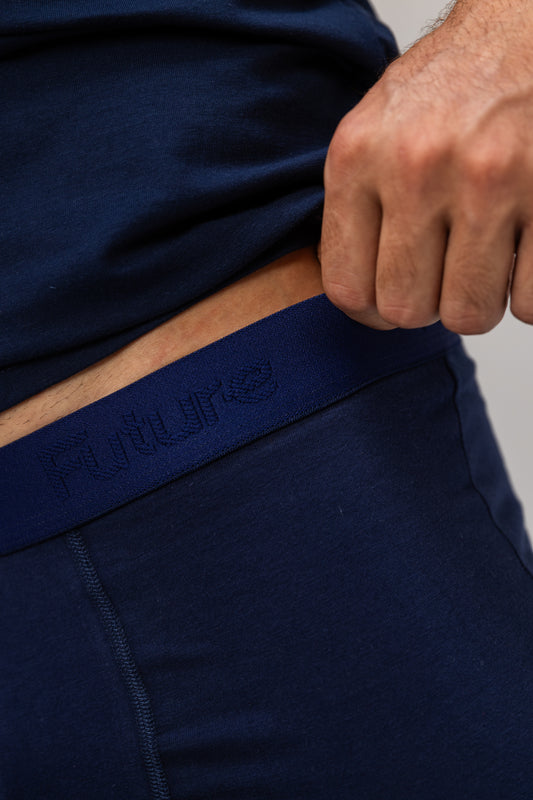 Plain Navy Boxer For Men