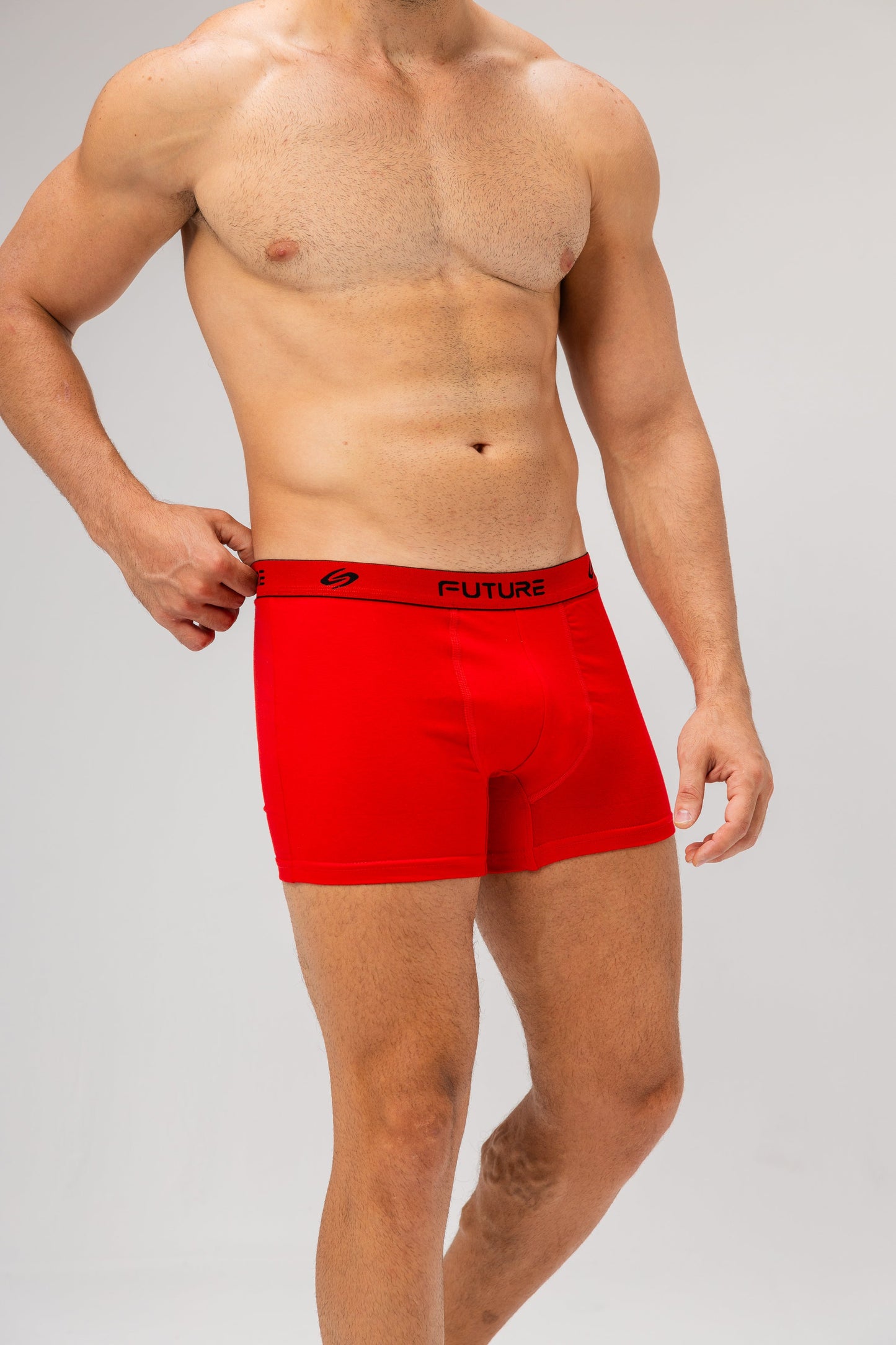 Plain Red Boxer For Men