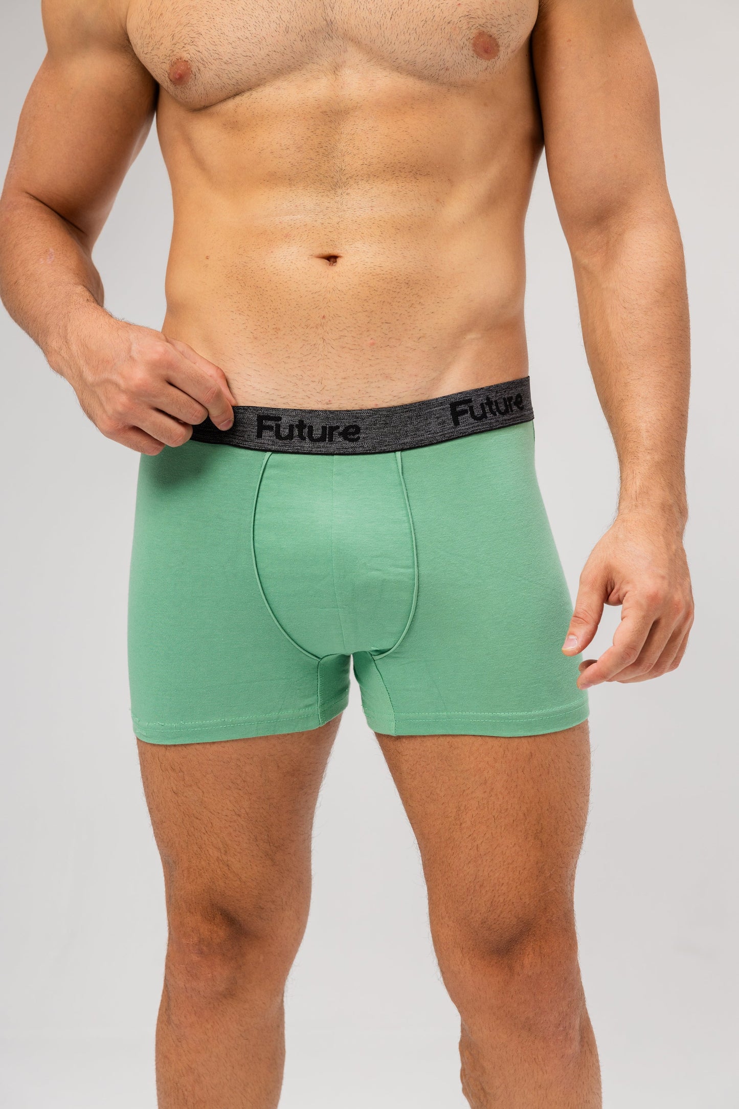 Plain Mint Green Boxer For Men