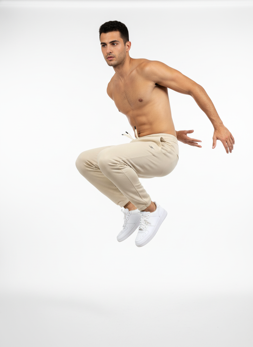 OverSized Relaxed Wide Leg Pants Summer Melton For Men