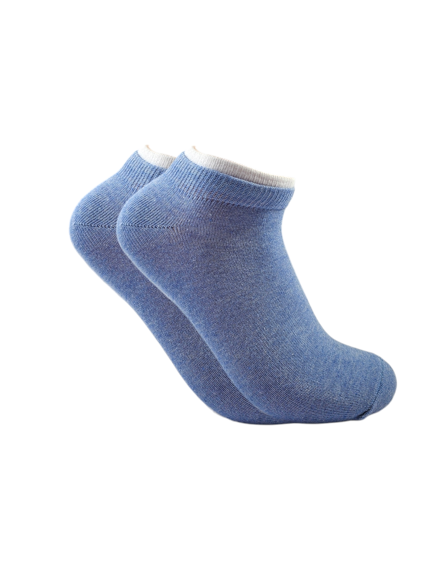 A Pack Of Ankle Socks Multicolor With colored Hem, 3 Pieces For Women