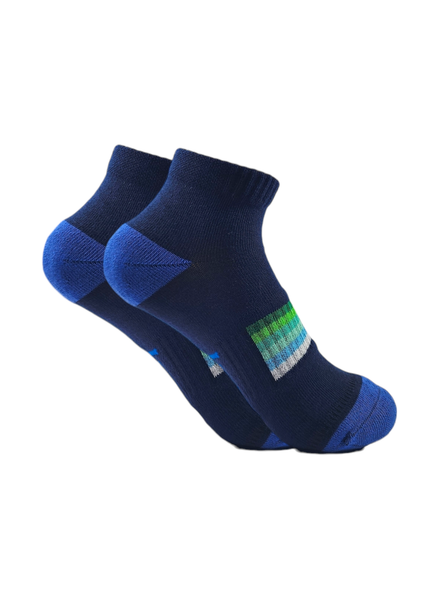 A Pack Of 3 Pieces Plain Short Socks Liner Heel and Toe MultiColoure For Men