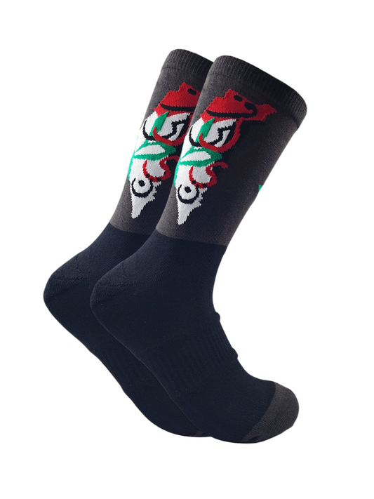 Long Socks Liner Heel and Toe Casual Style MultiColoure