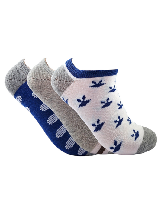 A Pack Of 3 Pieces Low Cut's Socks, MultiColoure