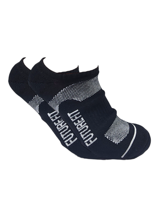 LowCut Plain Socks Liner Heel And Toe MultiColoure