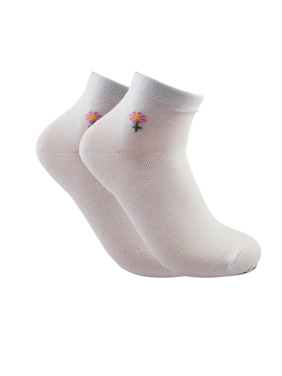 A Pack Of 3 Pieces Printed Short Socks MultiColoure