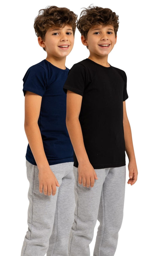 Pack Of 2 Half Slevee UnderShirt MultiColoure For Kids's