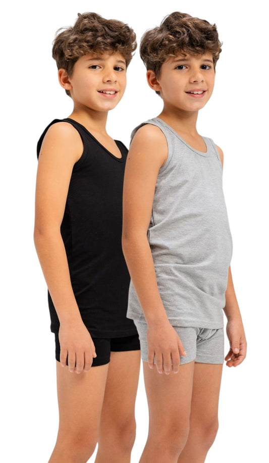 Pack Of 2 SleveeLess UnderShirt MultiColoure For Kids