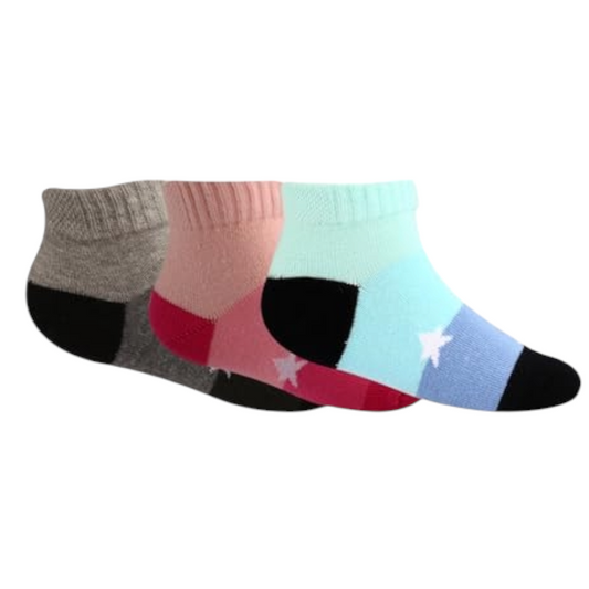 A Pack Of 3 Pieces Baby Printed Socks MultiColoure