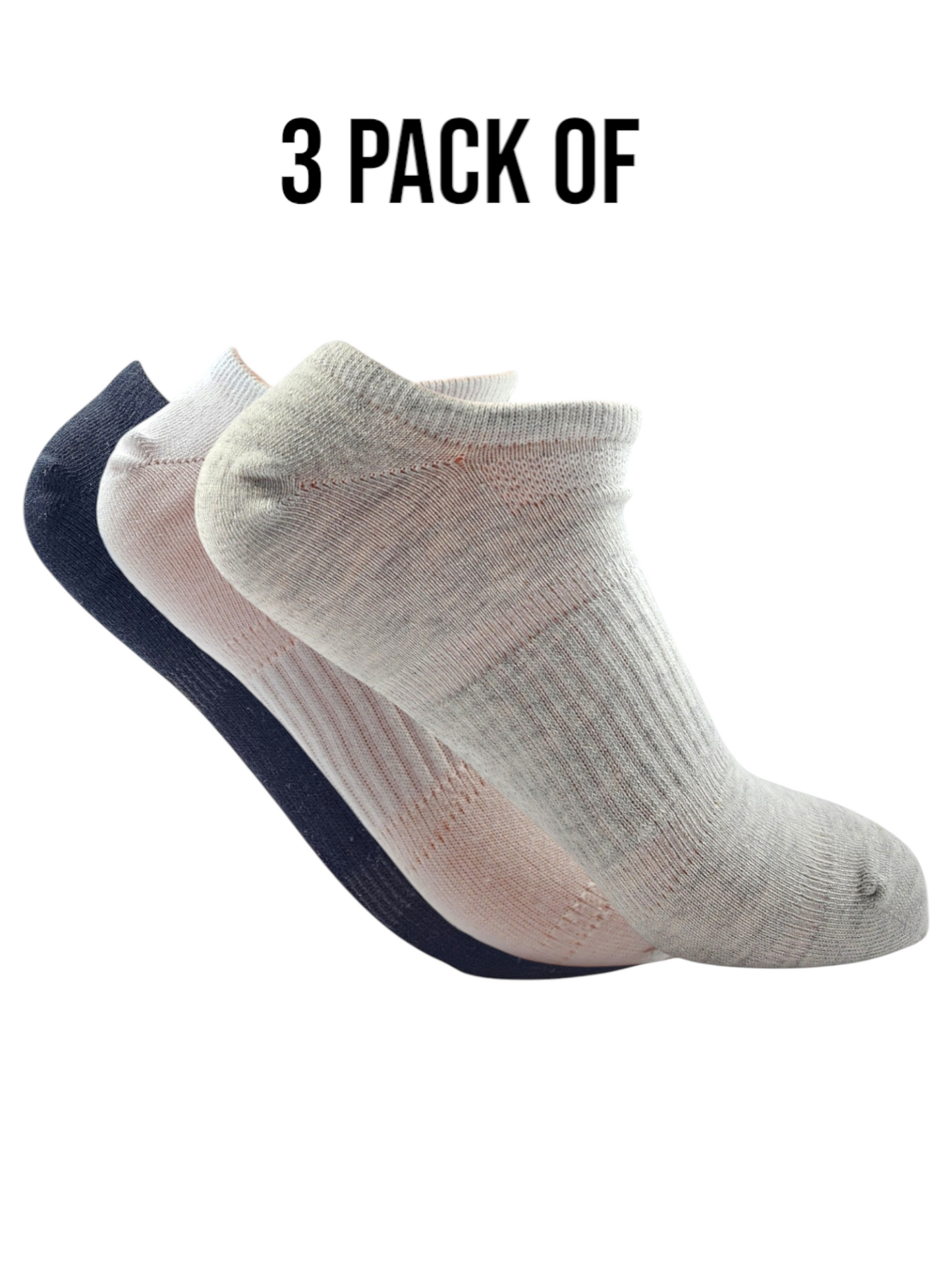 A Pack Of 9 Pieces Contain From ( 9 LowCut Socks)MultiColoure For Men&Women