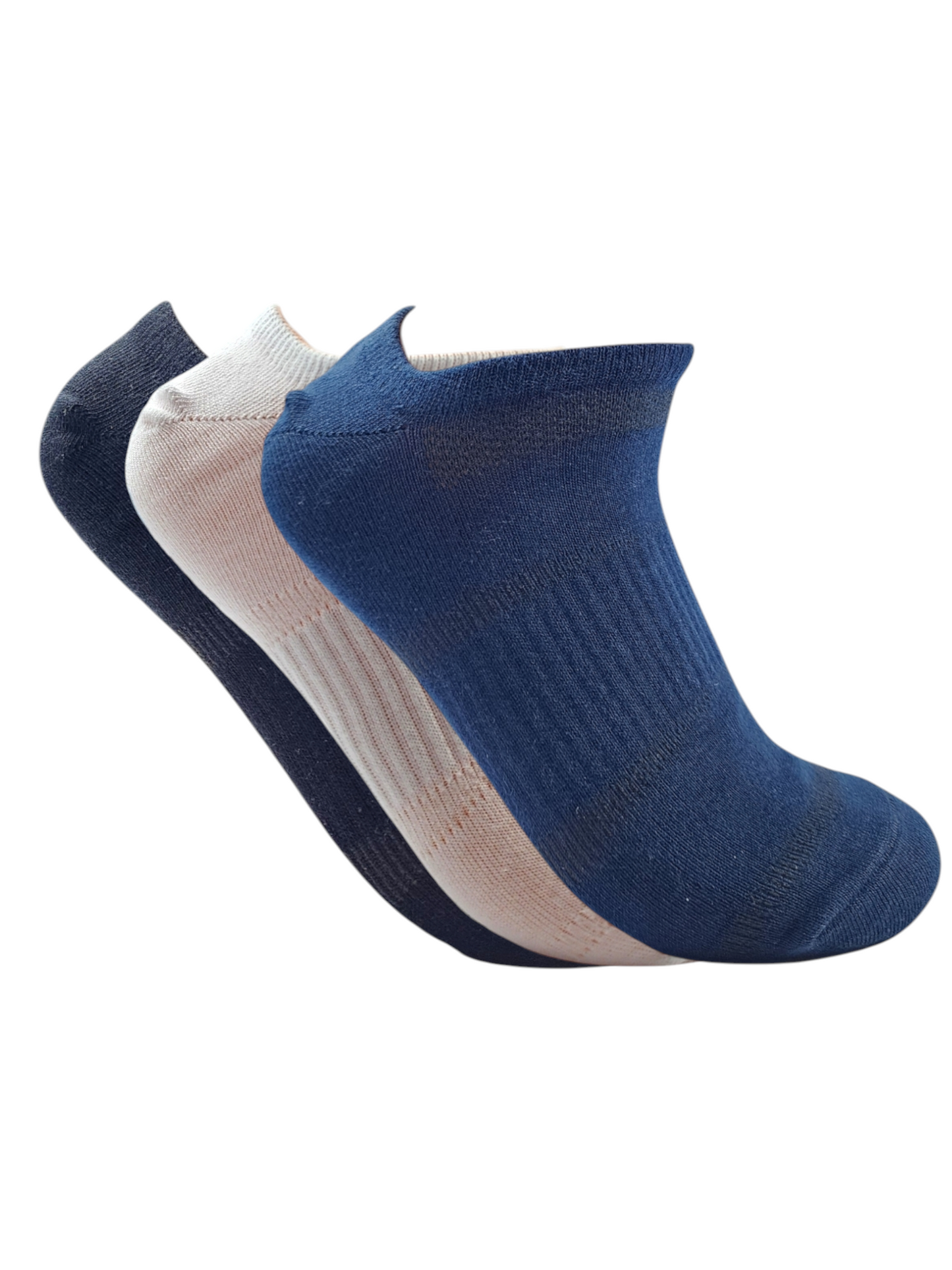 A Pack Of 3 Pieces LowCut Printed Socks MultiColoure For Men
