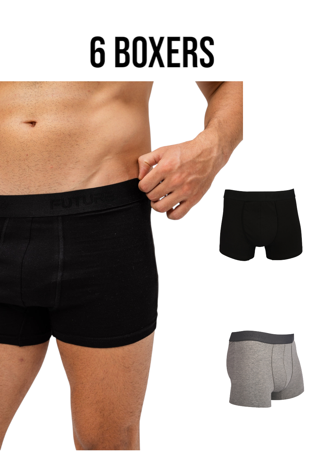 A Pack Of 6 Pieces Contain From ( 6 Boxers) MultiColoure For Men