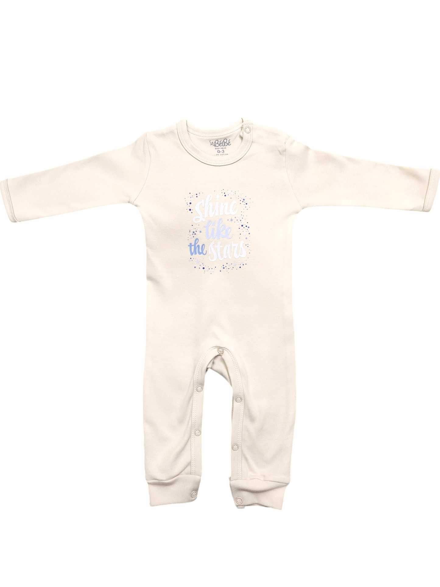 Set Of 1 Piece Comfy Sleep Wear For Baby Cotton 100%