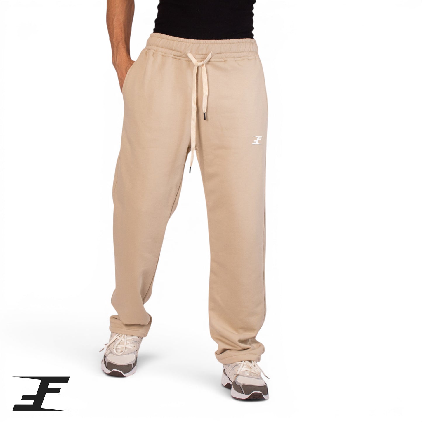 OverSized Relaxed Wide Leg Pants Summer Melton For Men