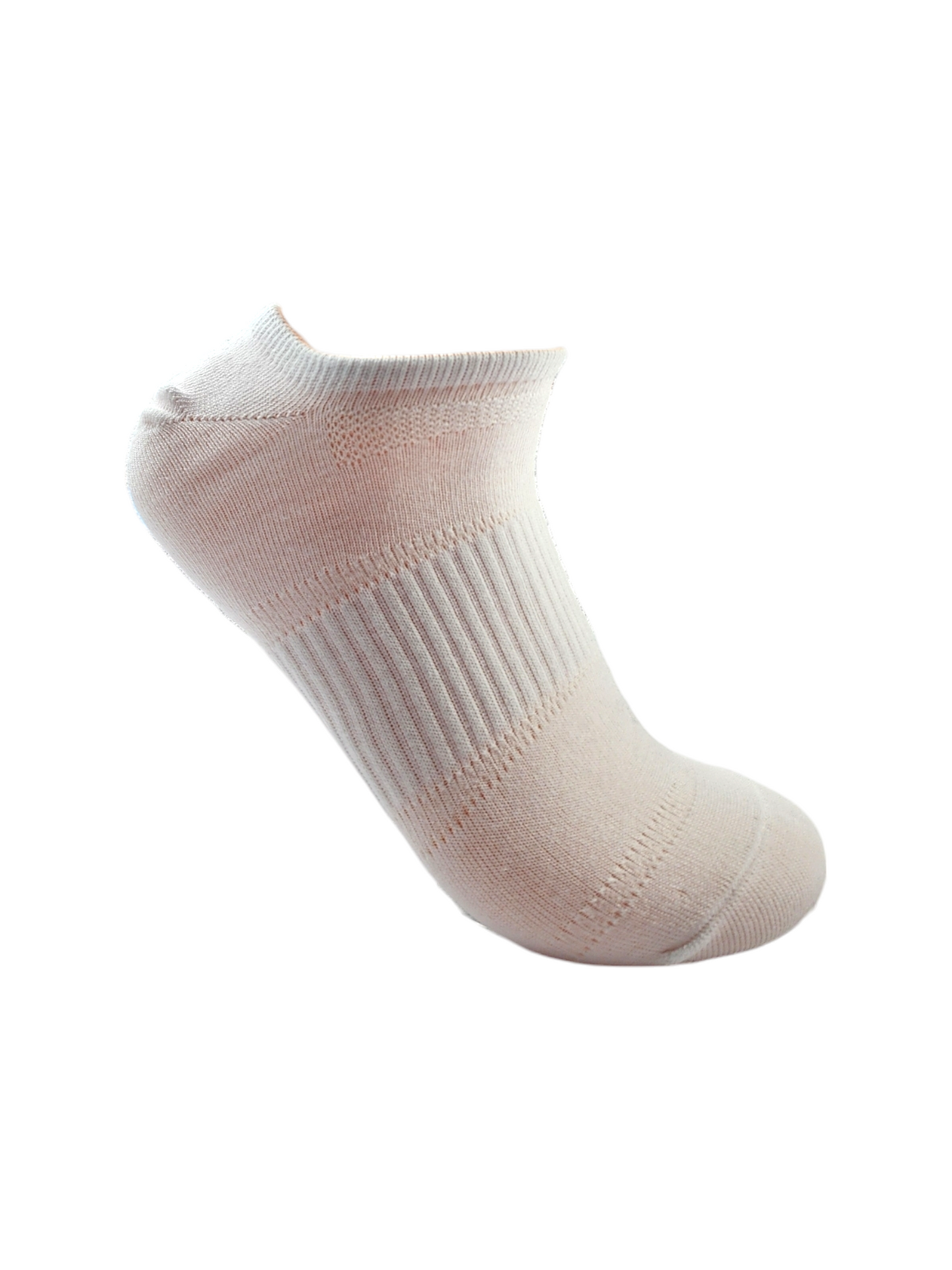 A Pack Of 3 Pieces Printed LowCut Socks White For Men