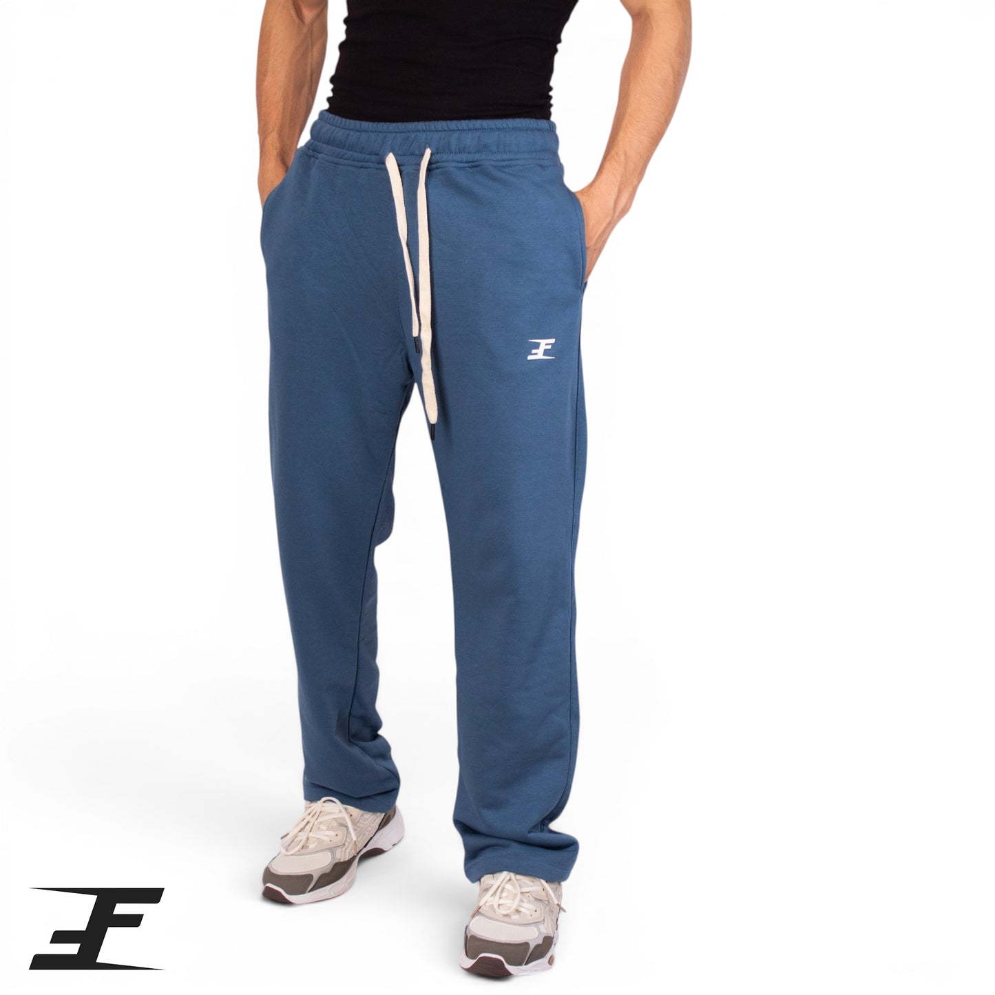OverSized Relaxed Wide Leg Pants Summer Melton For Men