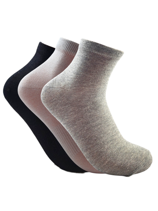 A Pack Of Midi Socks Multicolor, 3 Pieces For Women