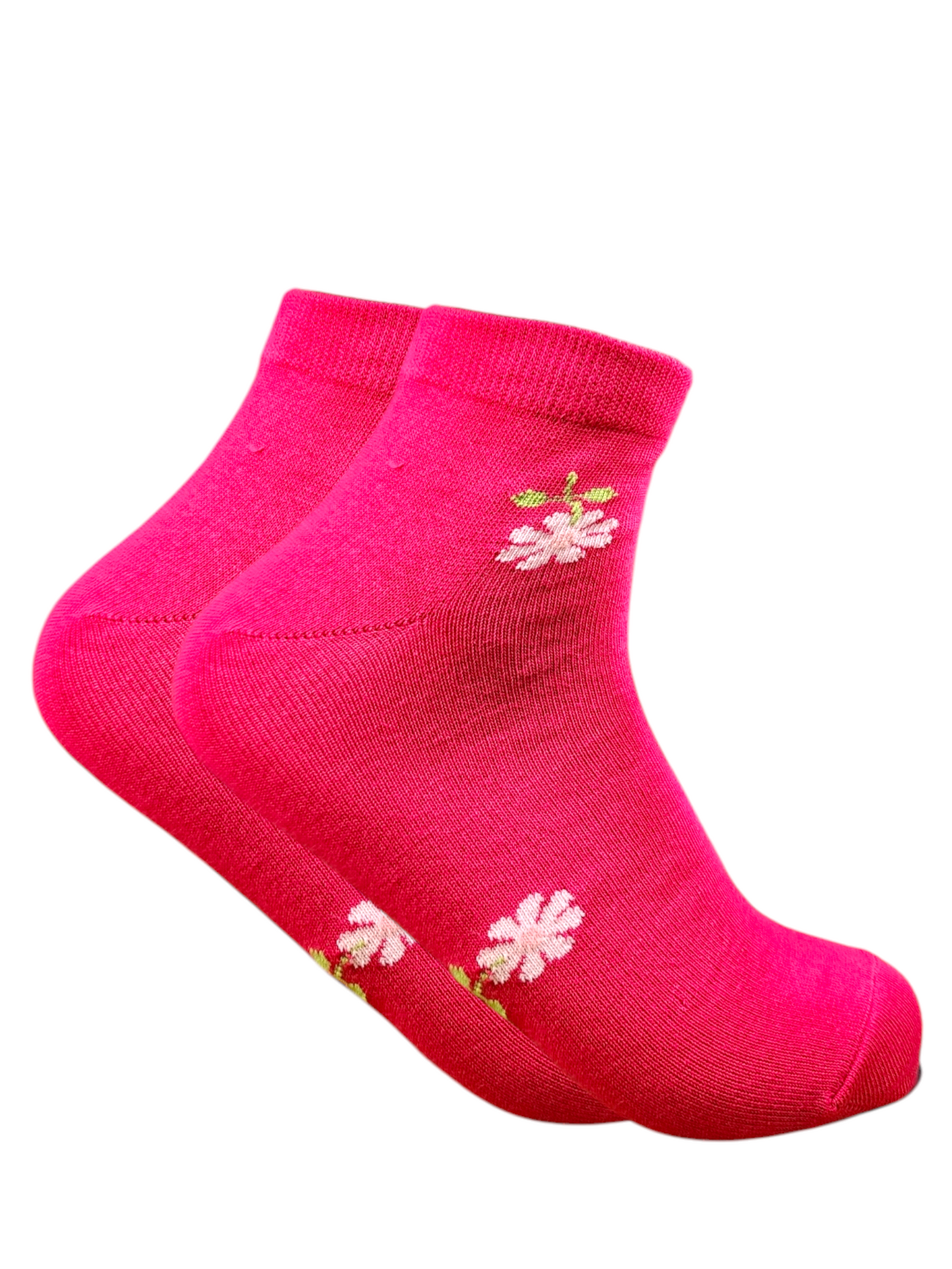 A Pack Of 3 Pieces Printed Short Socks Multicolor
