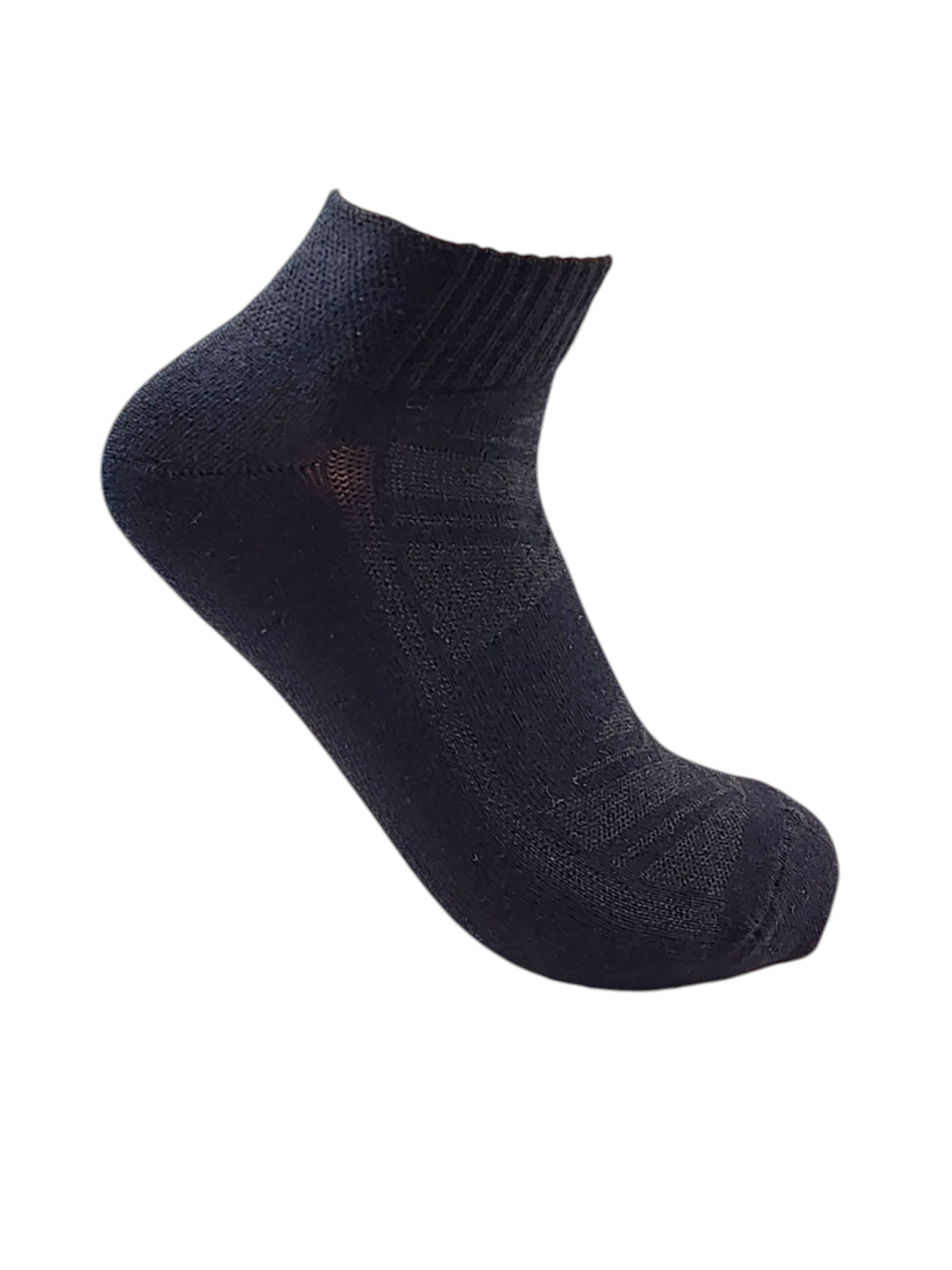 Ankle Printed Socks Black For Men