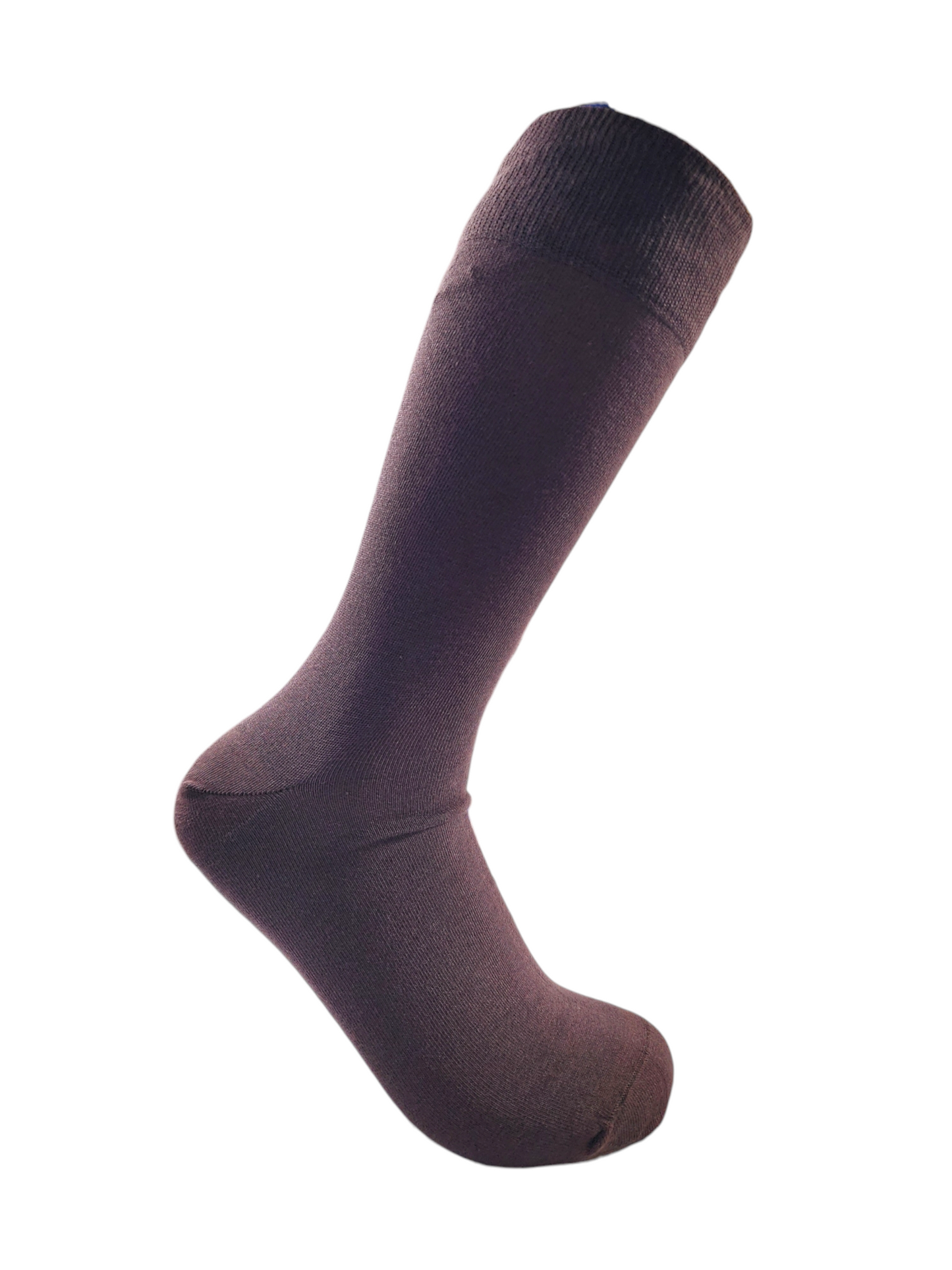 Classic Plain Socks Brown For Men