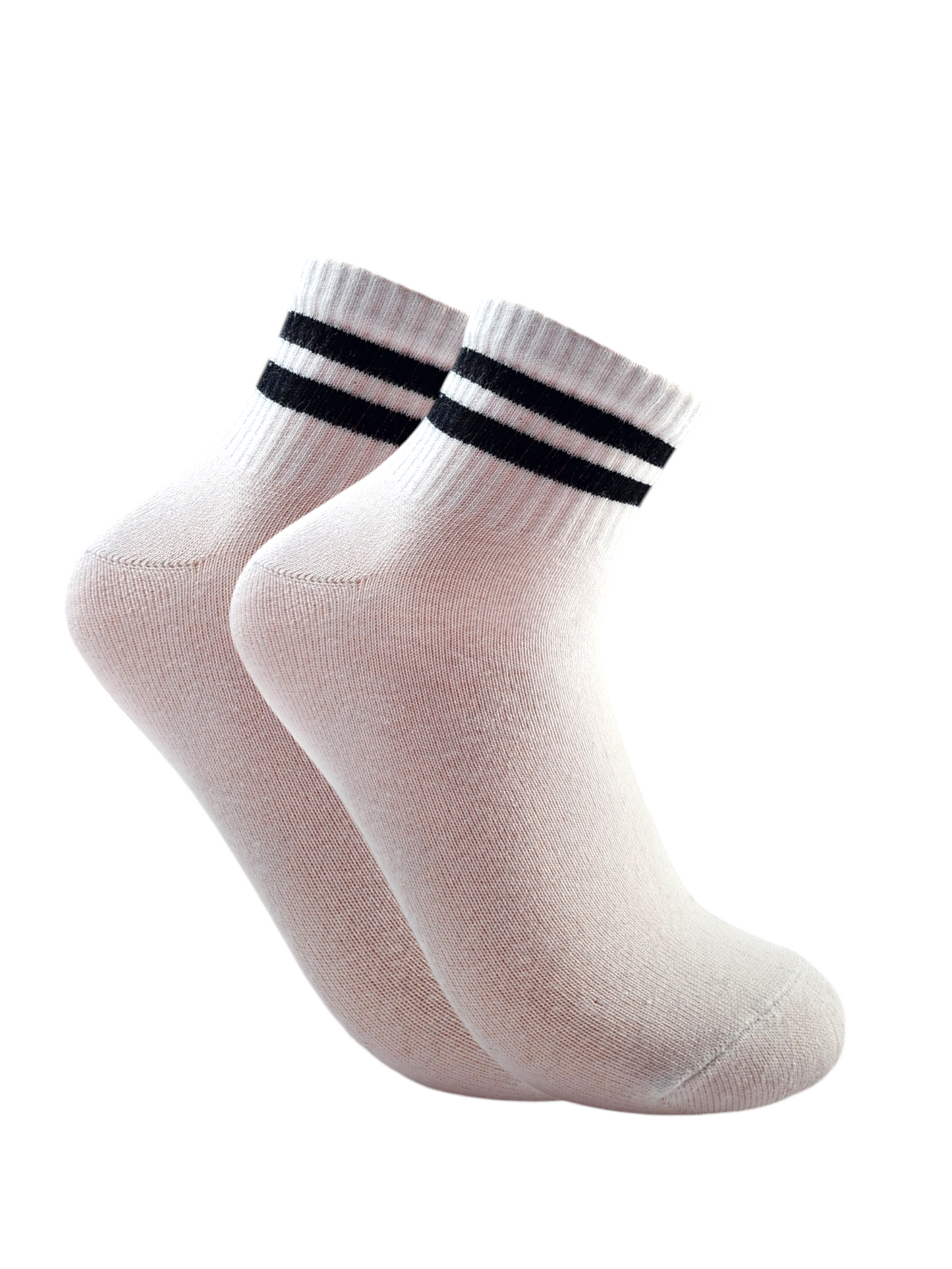 A Pack Of 3 Pieces Plain Short Socks MultiColoure