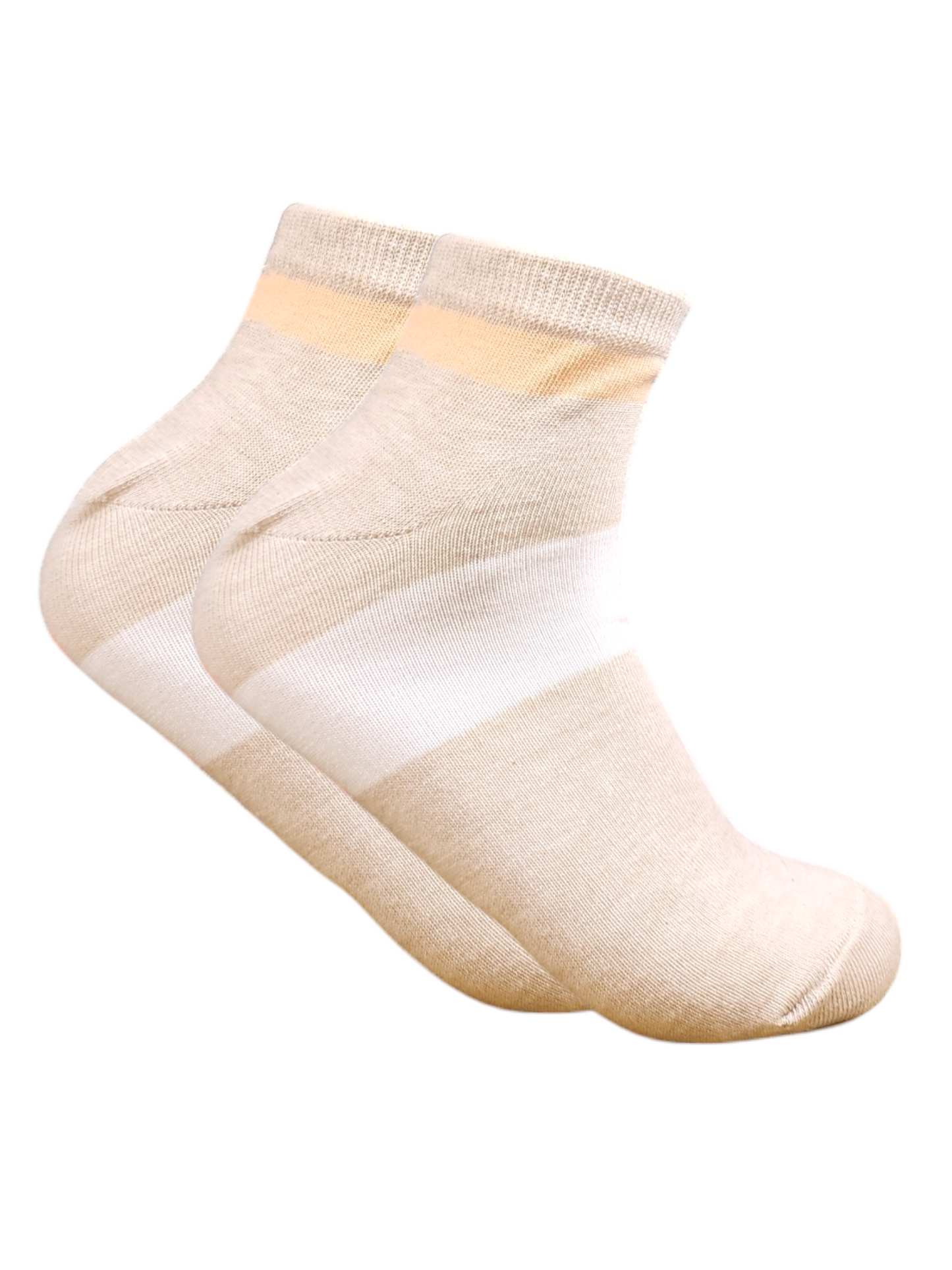 A Pack Of 3 Pieces Printed Short Socks Multicolor