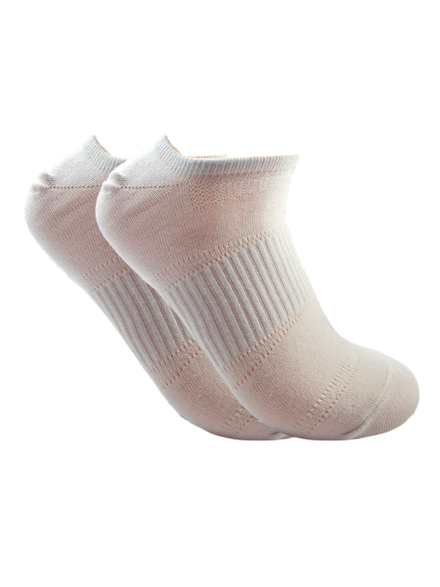 A Pack Of 3 Pieces LowCut Printed Socks White For Men