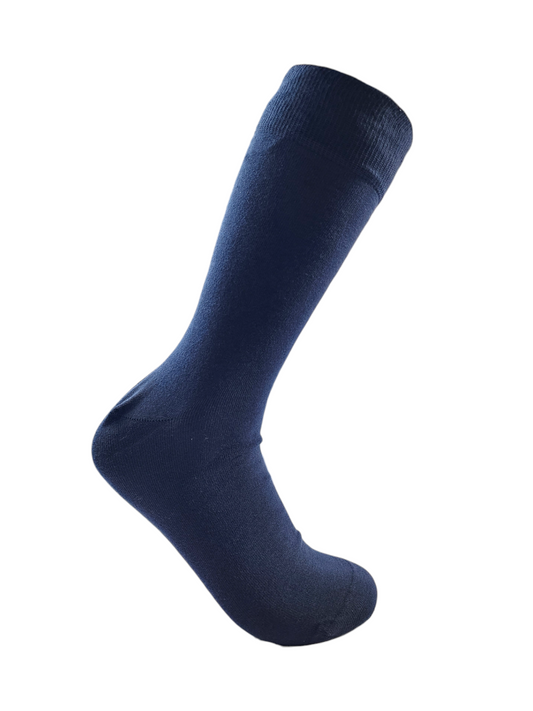 Classic Plain Socks Navy For Men