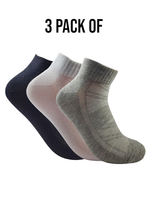 A Pack Of 9 Pieces Contain From ( 9 Ankle Socks)MultiColoure For Men&Women